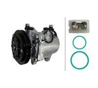 Klimakompressor 12 V Ø 110 mm HELLA con 3 cave, u.a. SMART FORTWO