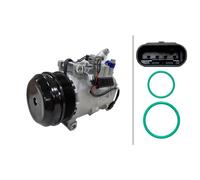 Klimakompressor 12 V Ø 110 mm HELLA per u.a. MERCEDES-BENZ C-KLASSE