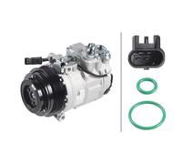 Klimakompressor 12 V Ø 115 mm HELLA 5 Rillen MERCEDES-BENZ S-KLASSE