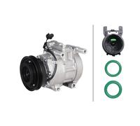 Klimakompressor 12 V Ø 119 HELLA IAM 6SEU16C 4 scanalature 17/20 mm