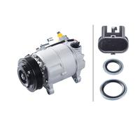 Klimakompressore 12 V HELLA Ø 109 mm 6 cave con PAG olio passend per u.a. MINI