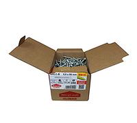 KLIMAS Vite di raccordo angolare 5 x 50 mm - 250 pezzi viti di collegamento per legno con ETA