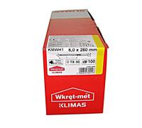 Klimas WKCS viti per costruzioni in legno zincate Torx testa svasata Ø 3-10...