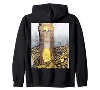 Klimt Athena Indossabile Inverno Dea Art Felpa con Cappuccio