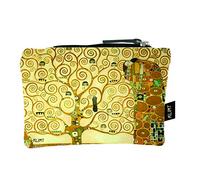 Klimt L'Albero della Vita Bustina, Cotone, 20 x 15 x 1 cm