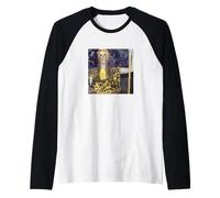 Klimt Pallade Atena Dea Greca Guerra Saggezza Mitologia Arte Maglia con Maniche Raglan