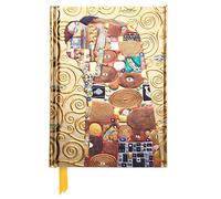Klimt's Fulfillment, Stoclet Frieze Foiled Pocket Journal: 1