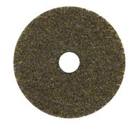 Klingpsor 320106 NDS 800 - Dischi in tessuto non tessuto universali, in acciaio inox, grado di finezza, marrone, grana 100, 125 mm x 22 mm, 10 pezzi
