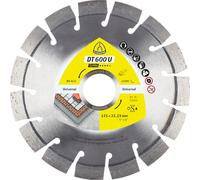 Klingspor Dischi per troncatura diamantati DT 600 U Quantità:1