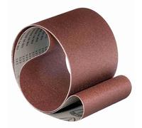 Klingspor - 10 nastri abrasivi in tessuto corindone, 200 x 2000 mm, grana a scelta: 100