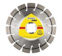 Klingspor 350462 DT 600 U SUPRA - Dischi da taglio diamantati per smerigliatrice angolare per materiali da cantiere, calcestruzzo, calcestruzzo, armato, arenaria calcarea, 125 mm x 2,4 mm x 22,23 mm