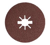 Klingspor 351143 CS 561 - Dischi in fibra per acciaio, metalli non ferrosi, metallo, universali, X-LOCK, 40 grane, 125 mm x 22 mm, 25 pezzi
