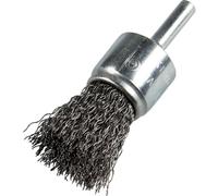 Klingspor 358350 - Spazzola a pennello, 12 x 6 mm, 0,3, in acciaio, 30 pezzi