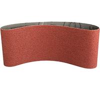 Klingspor, 6294, Nastro abrasivo per mano levigatrice a nastro LS 309 XH, 110 x 620 mm, 10 pezzi grano 80