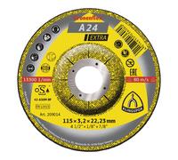 Klingspor Dischi da taglio A 24 EX, 115x3,2x22,23mm, centro depresso Quantità:25
