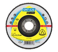 Klingspor Dischi lamellari SMT 626, 125x22,23mm, grana 40, convesso Quantità:10