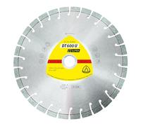 Klingspor Dischi per troncatura diamantati DT 600 U, 140x2,4x22,23mm, 17 segmenti, 20x2,4x9mm, dentatura corta Quantità:1