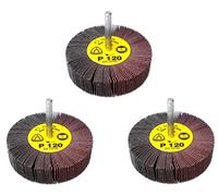 KLINGSPOR KM 613 250985 - Ruota lamellare, 80 x 15 x 6 mm, 10 pz, grana 60, 13105