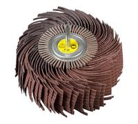 KLINGSPOR mm 630 262630 - Ruota lamellare abrasiva, 180 x 50 x 6 mm, 2 pz, grana 180, 262636