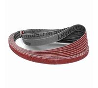 Klingspor Nastro abrasivo CS310XF - 13 x 533 mm - Grana P60 - 25 pezzi - per legno, metallo, vernici e vernici - Base flessibile in tessuto adattabile e resistente agli strappi - Nastri abrasivi