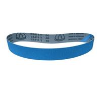 Klingspor Nastro abrasivo CS411Y zircone corindone - 50 x 2000 mm - Grana P120 - 1 pezzo - per metallo acciaio inossidabile - Base in tessuto ad alta resistenza - Impermeabile - Nastri abrasivi