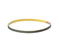 Klingspor NBF 800 - Nastro abrasivo in tessuto non tessuto per metallo e finitura, 9 x 533 mm, grana molto fine, molto fine (280-360), 20 pezzi, ad esempio compatibile con Flex LBS 1105 VE e