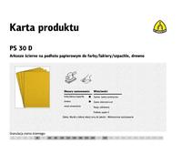 KLINGSPOR 194674 - Fogli di carta abrasiva, PS 30 D, 230 x 280 mm, 100 pz, grana 100, 194664