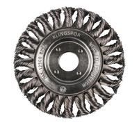 Klingspor Spazzola “circolare” BR 600 Z, 115x14mm, filettatura M14 0,5 Acciaio inossidabile Quantità:1