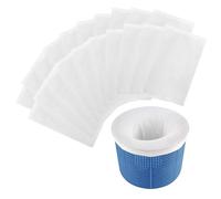 KLINNA 20 calzini per skimmer, riutilizzabili come filtro fine per cestino per skimmer, rete di protezione per piscina e piscina, calzini skimmer per filtro fine