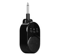 Kliplinc 1 pz Mini chitarra portatile Verst Chitarra per cellulare Chitarra in plastica nera con interfaccia audio Aux da 3,5 mm per Chitarra elettrica