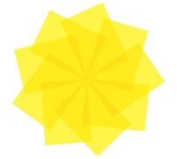 Kliplinc Filtro luminoso in gel, 9 pezzi, correzione del colore, sovrapposizioni colorate, illuminazione film, filtro in gel per film, video, foto, B¨¹Hne (giallo)