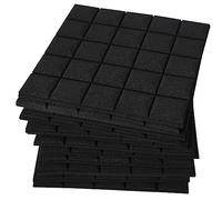 Kliplinc fonoassorbenti, 12 pezzi, 1,2 x 20 x 20 x 20 f¨¹r studio di registrazione, sala giochi, camera da letto