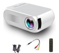 Kliplinc Mini proiettore per casa, Portatile, LED, Piccolo, HD 1080P, Piccolo proiettore, Portatile, Home Theatre, Spina Europea, Durevole, Facile da Usare