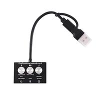 Kliplinc Scheda audio esterna USB tipo C Live Game K canzone USB a audio 3,5 mm microfono parti audio adattatore scheda audio