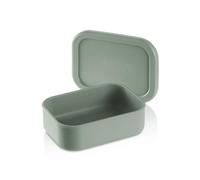KLIPPSI® Contenitore per il pranzo medio, in silicone platino, resistente agli strappi, resistente al calore, al freddo, a prova di perdite, lavabile in lavastoviglie (verde)