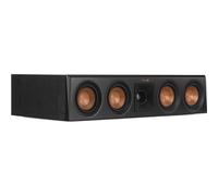 Klipsch Reference Premiere RP-404C II - Altoparlante a canale centrale con profondità piatta, design sigillato e woofer in ceramica da 10,2 cm per un dialogo home theater cristallino, in ebano