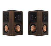 klipsch Riferimento Premiere RP-502S II Surround Sound Speaker con opzioni di montaggio a parete e un corno Tractrix aggiornato con woofer Cerametallic da 5,25" per film di livello teatro in noce