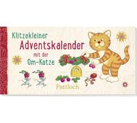 Klitzekleiner Adventskalender mit der Om-Katze: 24 weihnachtliche Sprüche im Hosentaschenformat, ideales Wichtelgeschenk oder für selbstgemachte Adventskalender