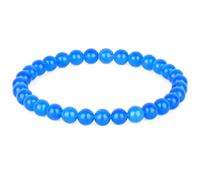 KLIYBGTHIJTP Braccialetti curativi, 6 mm, in onice nero opaco, con perline nere, per uomini e donne, con 2 braccialetti regolabili di dimensioni, 8mm, Pietra