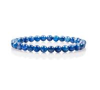 KLIYBGTHIJTP - Piccolo, medio, grande - Braccialetto con perline per donne e uomini - Perline rotonde da 6 mm, Small, Pietra
