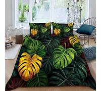 KLJFIGUT Copripiumino Matrimoniale 240x260 Autunno 3 Pezzi Set di Biancheria da Letto Matrimoniale in Microfibra, Copripiumini per Adolescenti Adulti con Cerniera e 2 Federe 50x80 cm