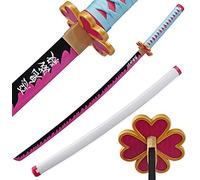 kljhld Spada Cosplay Katana Anime di bambù, Spada Katana Demon Slayer Spada Kanroji Mitsuri Katana 103cm/40 Pollici
