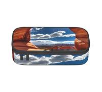 KLJnmbb Arches National Park - Astuccio da viaggio con stampa standard, 21 x 5 x 9 cm, borsa portaoggetti funzionale per forniture per ufficio