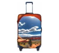 KLJnmbb Arches National Park-Standard Stampa Valigie Copertura Elastica Lavabile Anti Graffio Protezione Dei Bagagli Antipolvere Elegante, bianco, M