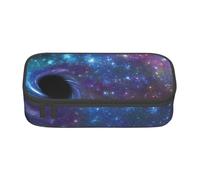 KLJnmbb Astuccio da viaggio con stampa galassia, 21 x 5 x 9,4 cm, borsa portaoggetti funzionale per forniture per ufficio