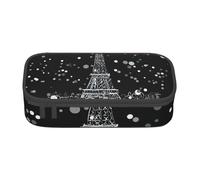 KLJnmbb Astuccio da viaggio con stampa Torre Eiffel di Parigi, 21 x 5 x 9 cm, borsa funzionale per forniture per ufficio