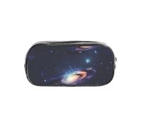 KLJnmbb Astuccio trasparente con stampa galassia nell'universo, per studenti, bambini, ragazzi e ragazze, organizer per cancelleria trasparente
