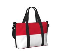 KLJnmbb Borsa a mano da viaggio con stampa bandiera di Monaco, borsa a tracolla da donna per weekend, fuga, palestra, vacanze