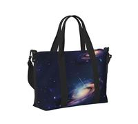 KLJnmbb Borsa a mano da viaggio con stampa galassia nell'universo, borsa a tracolla da donna per weekend, palestra, vacanze