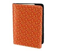 KLJnmbb Cartellina portadocumenti da viaggio con stampa 3D Pizza Pepperoni, 14 cm, sicura, compatta, elegante, per uomini e donne